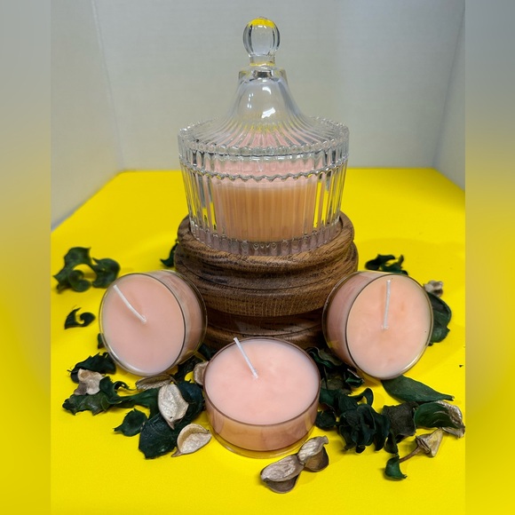 PEAR KNOCKOUT, FUZZY PATCHOULI, FRESH CLEAN COTTON, MAHOGANY COCONUT SHEA BUTTER - Picture 4 of 13